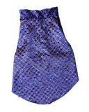 Navi Blue Velvet Fabric Gold Print Dog Kurta
